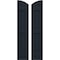 Ekena Millwork Americraft 3-Board (3 Batten) Wood Joined Board-n-Batten Shutters w/Ellipt Top, ARW401BE311X77OBH, PR ARW401BE311X77OBH - alternate 1